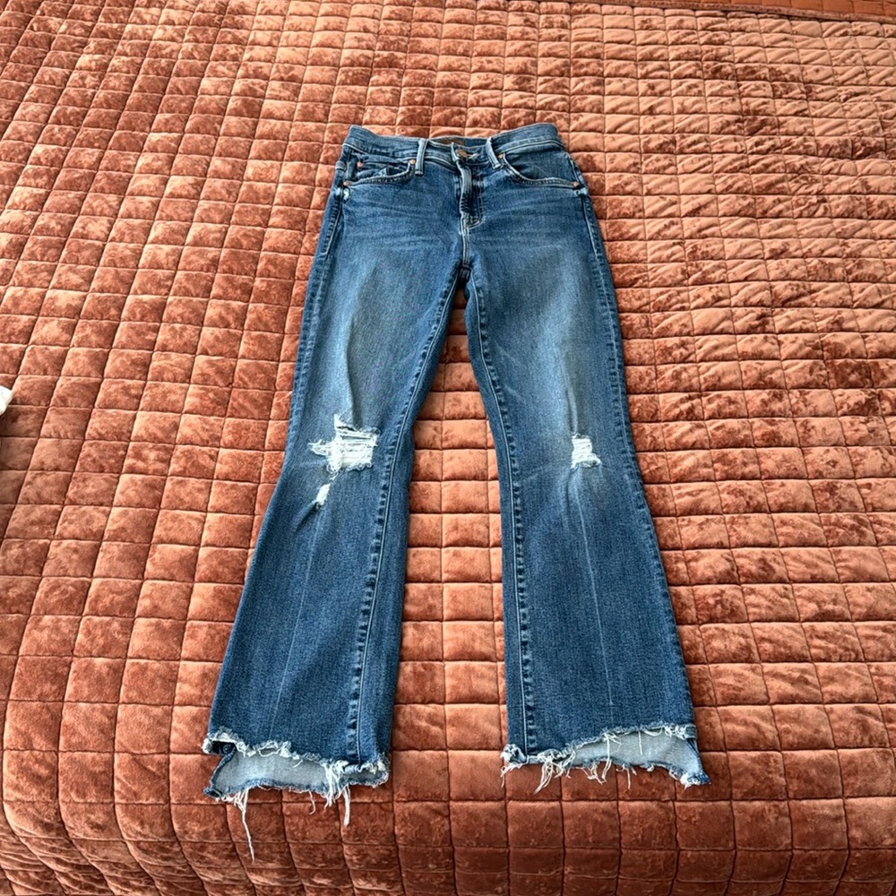 MOTHER the insider crop step chew size 24 EUC